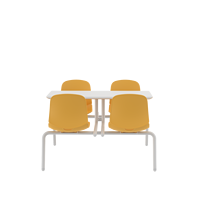 Ensemble table et chaises multi-usages pour cantine d'entreprise, école, hôpital, appartement et restaurant