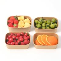 Couvercles personnalisés en papier kraft écologique jetables pour bols alimentaires, idéaux pour le camping, la vente en gros, les smoothies et les contenants à açaï