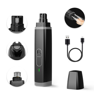 Electric Pet Nail Trimmer With Led <b>Light</b> For <b>Dogs</b> And Cats Black And White G02 - Product Image 1