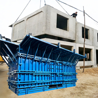 Moule de maison en béton préfabriqué, moule en acier pour maison en béton, moule de maison en béton monolithique pour projets de logement résidentiel en grande volume