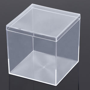 SUNSHING Transparent Acrylic Bonbonniere Box Square Wedding Gift Favor Boxes Mini Candy Container Clear Sweets Candle Cube Box - Product Image 3