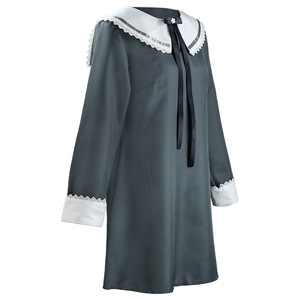 Conjunto de disfraz de Neru Aonuma para mujer, juego de rol de anime, poliéster, manga larga, con diadema, lazo y calcetines - Product Image 2