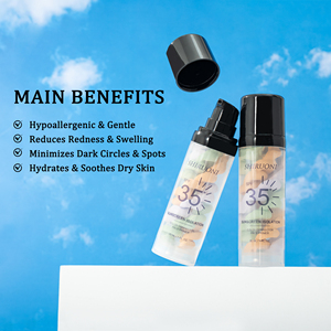 Primer <span class=keywords><strong>Viso</strong></span> 3 in 1 all'Ingrosso: Controllo Olio, <span class=keywords><strong>Idratante</strong></span>, Protezione <span class=keywords><strong>Solare</strong></span> e Correttore Colore - Product Image 4