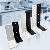 Support de montage triangulaire simple pour mur décoratif Support d'étagère flottant en acier et fonte Processus estampillé Décoration intérieure