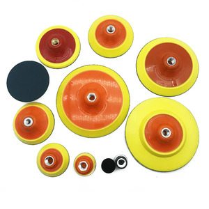 Tùy chỉnh OEM/ OBM 2 <span class=keywords><strong>inch</strong></span> <span class=keywords><strong>3</strong></span> <span class=keywords><strong>inch</strong></span> có sẵn PU Sanding ủng hộ tấm điện Sander đĩa móc vòng pad để làm sạch - Product Image 1