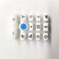 Clavier de jeu en silicone lavable et étanche en caoutchouc Interrupteur à bouton de commande personnalisé en silicone