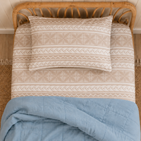 Parure de lit en coton lavé 100 % inspirée des îles du Pacifique, linge de lit d'inspiration polynésienne pour les marchés d'Australie et de Nouvelle-Zélande