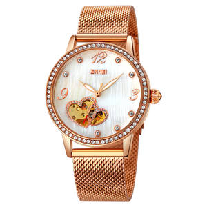 Skmei-montre de luxe pour femmes, automatique, Movt mécanique, en acier inoxydable, collection 9255 - Product Image 3