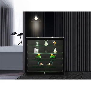 Vitrine murale <span class=keywords><strong>en</strong></span> <span class=keywords><strong>verre</strong></span> éco-responsable, éclairée par LED, facile à nettoyer, personnalisable, avec <span class=keywords><strong>étagère</strong></span>s <span class=keywords><strong>en</strong></span> <span class=keywords><strong>verre</strong></span> trempé multicouches - Product Image 3