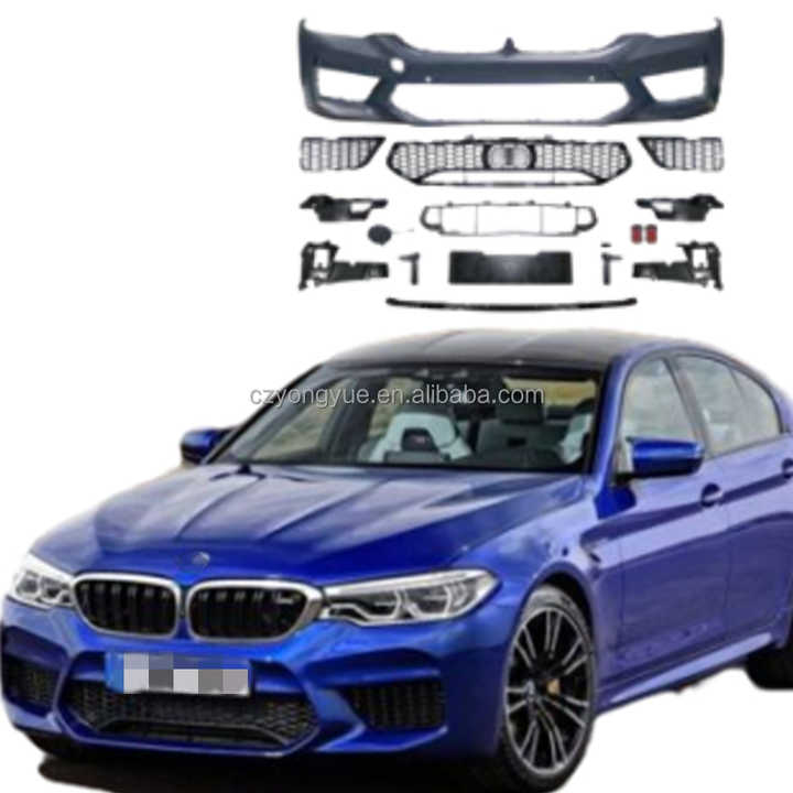 Car Bumpers M Sport Bodykit Bumper Set Upgrade 2019 M5 Front Bumper for ...