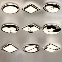 Plafonnier LED rond en pierre de luxe moderne pour chambre à coucher, salon, salle à manger, bureau, décoration intérieure