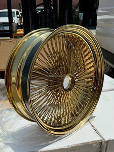 Jantes en acier chromées à profil profond 5x120 13x7 avec construction à rayons roulants, ajustement universel, neuves - Product Image 5