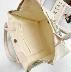 Bolsas de Tela de Algodón con Logotipo Impreso Personalizado al por Mayor, Bolsas de Compras Extra Grandes con Diseño de Dibujos Animados, Marca JYY, para Playa y Supermercado - Product Image 4