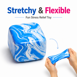 Jouet compressible en silicone Maltose, cube d'eau à poudre dorée, à rebond lent, anti-stress, cadeau - Product Image 5