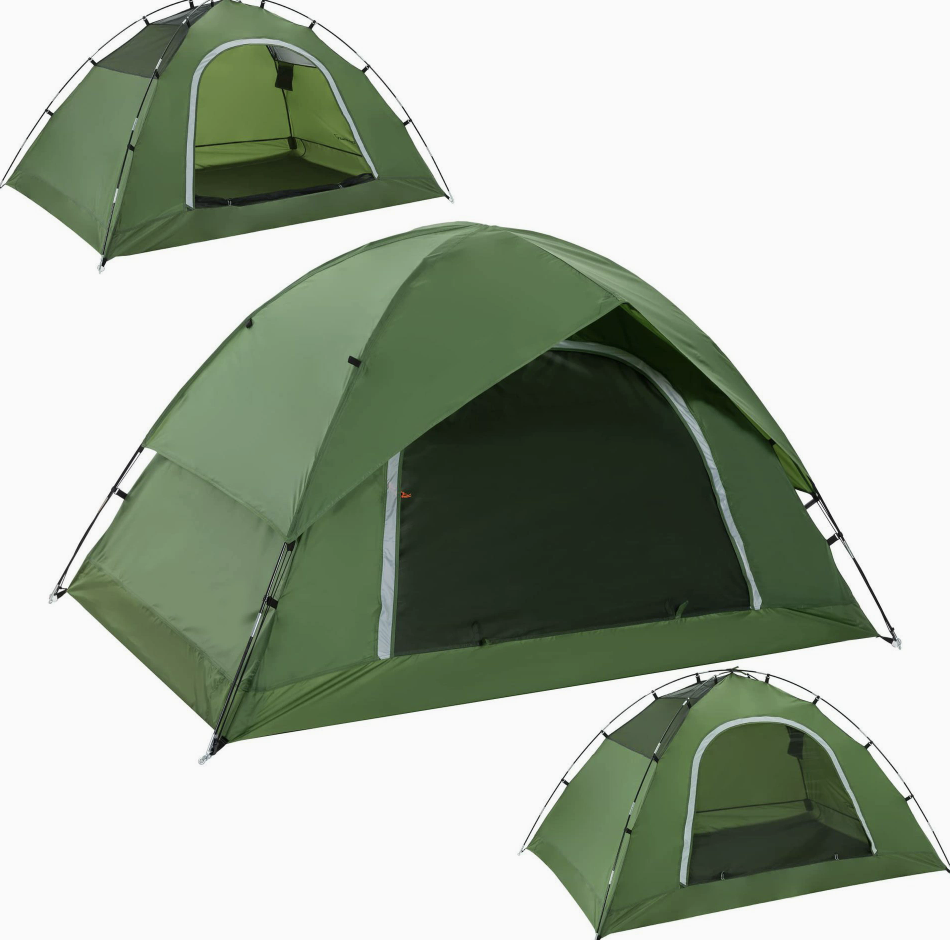 2-3 Person Double Layer One Bedroom Lightweight Waterproof Windproof ...