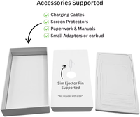 Boîte d'emballage universelle en carton durable pour iPhone Google Smartphones Matériaux recyclés Gaufrage UV pour l'électronique grand public