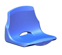 2023 nouveaux sièges FLOW JY-S102 utilisation de chaise en plastique dans le siège de stade de seau de blanchisseur de tribune