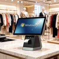 DiligenCe DC-1502H - Sistema POS de Pantalla Táctil de 15 Pulgadas, Económico, para Restaurantes y Comercios, Doble Núcleo, con Sistema Operativo Linux/Windows/Android, 8 GB de Memoria DDR3