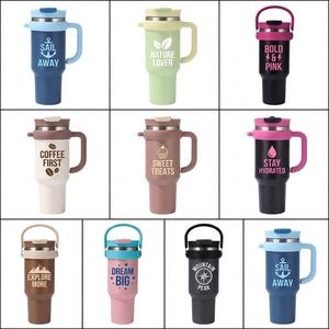 Nouvelle conception de tasse isotherme en acier inoxydable de 1200 ml avec poignée personnalisée et logo pour le merchandising - Product Image 4