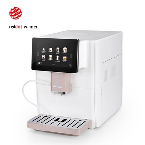 Cafetera Espresso Totalmente Automática con Pantalla Táctil de 19 Bares, Máquina Inteligente Blanca para Café Espresso - Product Image 1