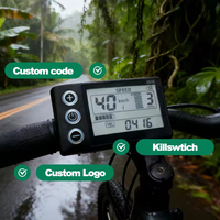 S866 ordinateur de vélo numérique Premium avec écran LCD moniteur de vitesse et de kilométrage noir et blanc pour équipement de cyclisme de vélo électrique