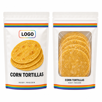 Sachet alimentaire souple thermoscellable en PET/VMPET/PA/PE pour aliments pour bébés, tortillas congelées, farine, gâteaux et burritos