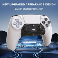 Manette sans fil noire et blanche avec joystick TURBO/prise casque - Haut-parleurs intégrés compatibles avec la console P-S5