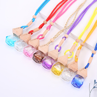 Diffuseur de parfum de luxe pour voiture, désodorisant liquide, coffret cadeau, pendentif personnalisable, mini flacon de parfum en verre