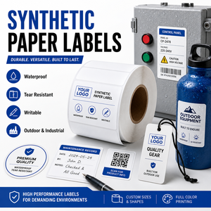 Etiquetas de Papel Sintético Personalizadas, Resistentes al Agua y al Aceite, Duraderas, para Barriles de Productos Químicos Industriales - Product Image 4