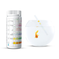 Kit de Test d'aquarium d'eau douce 6 en 1, appareil pour tester le pH niege, le chlore, le chlore, ensemble et en polycarbonate
