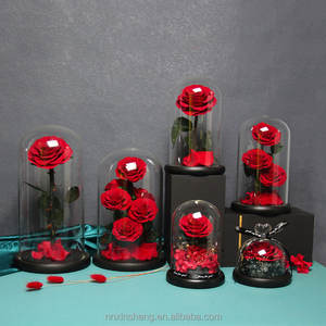 Candelabro de <span class=keywords><strong>La</strong></span> Bella y <span class=keywords><strong>La</strong></span> <span class=keywords><strong>Bestia</strong></span> rosa de <span class=keywords><strong>La</strong></span> Bella y <span class=keywords><strong>La</strong></span> <span class=keywords><strong>Bestia</strong></span> flor eterna preservada en cúpula de cristal - Product Image 6