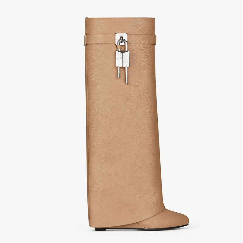 Cuir véritable beige