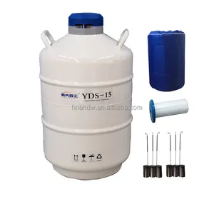 YDS15-50 gado armazenamento sêmen tanque 15 litros nitrogênio líquido tanque dewar sêmen armazenamento frasco