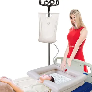 Lavabo Gonfiabile Quadrato Bianco Portatile Personalizzato 60x56x20cm per Disabili e Allettati - Product Image 1