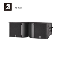 Altavoces Line Array Dobles de 12 Pulgadas con Crossover Interno, Altavoz Profesional de Frecuencia Completa para Conciertos