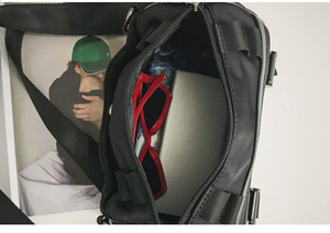 Nouveau sac bandoulière cylindrique multifonctionnel de style coréen pour hommes, sac messager tendance pour une utilisation quotidienne toute saison - Product Image 6