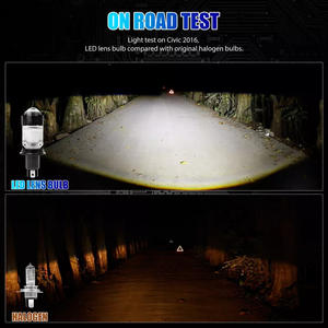 <span class=keywords><strong>High</strong></span> <span class=keywords><strong>Lumen</strong></span> H4 <span class=keywords><strong>LED</strong></span> Projektor Scheinwerfer Matrix Fernlicht Universal <span class=keywords><strong>LED</strong></span> Lampe Auto Licht Kit Plug & Play Mini Objektiv - Product Image 6