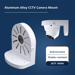 Nhôm Dome <span class=keywords><strong>CCTV</strong></span> máy ảnh đứng với tường trần kim loại núi <span class=keywords><strong>Bracket</strong></span> đúc dịch vụ phụ kiện - Product Image 2