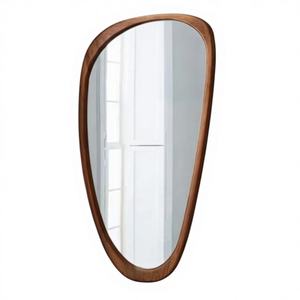 Luxury Handcrafted Art <b>Deco</b> Wooden Wall <b>Mirror</b> Natural Wood Frame Eco-Friendly Interior Decor - Product Image 1