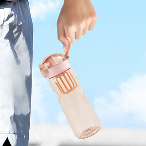 Botella Mezcladora de Proteínas de Plástico Transparente con Logotipo Personalizado, Boca Ancha, Tapa con Cierre de Seguridad de Apertura con una Mano, a Prueba de Fugas, Vaso Deportivo para Gimnasio - Product Image 1