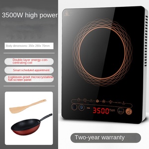 Plaque chauffante électrique 1200W avec boîtier en acier inoxydable et contrôle de température réglable pour usage domestique 220V - Product Image 3