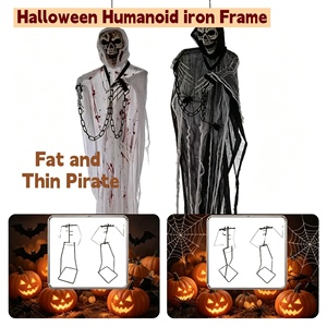 Pirati di Halloween Gradietto e Magri, Struttura Interna in Metallo e Ferro, Fabbricati in Cina, Imballaggio in Cartone - Product Image 2