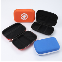Trousse de premiers secours compacte et durable 18-en-1 DIY édition maison en tissu Oxford pour survie en extérieur, randonnée, escalade, camping