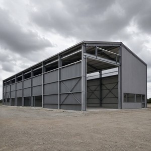 SUNRISE1000 - Nave Industrial Prefabricada de Estructura de Acero de 1000 Metros Cuadrados para Fábrica de Alimentos - Product Image 1