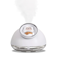 Portable LED Lumière Mini 300ml H2o Spray Brume Humidificateur Double Humide Arôme Huile Essentielle Diffuseur Voiture Usb air Humidificateur