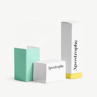 Emballage personnalisé avec logo imprimé, petit emballage en boîte blanche, boîte en papier blanc uni, boîtes d'emballage/boîtes d'expédition
