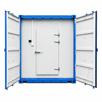 Conteneur frigorifique de 20 pieds, conteneur d'expédition frigorifique robuste pour la logistique portuaire et le transport transfrontalier