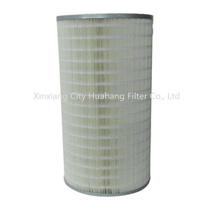 Huahang fabricant haute précision de Filtration taille 406*362*600Mm carré haut cartouche filtrante en Polyester antistatique - Product Image 6
