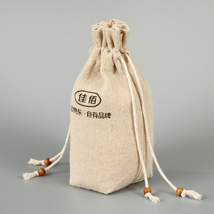Sacs à cordon personnalisés avec votre propre logo de marque, fond carré, double cordon - Product Image 3
