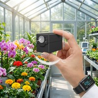 Espectrómetro Portátil Profesional de Jardín, Moderno, de ABS, para Medir la Luz de Crecimiento de las Plantas, con Bluetooth y USB-C, Software de Aplicación Gratuito